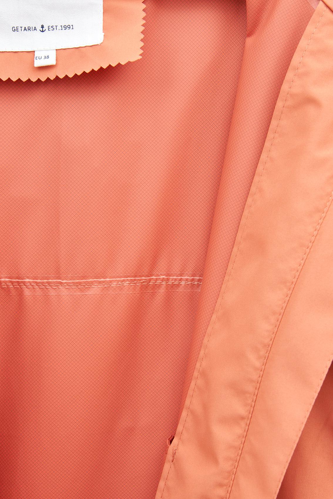 Thermosealed Raincoat - Coral
