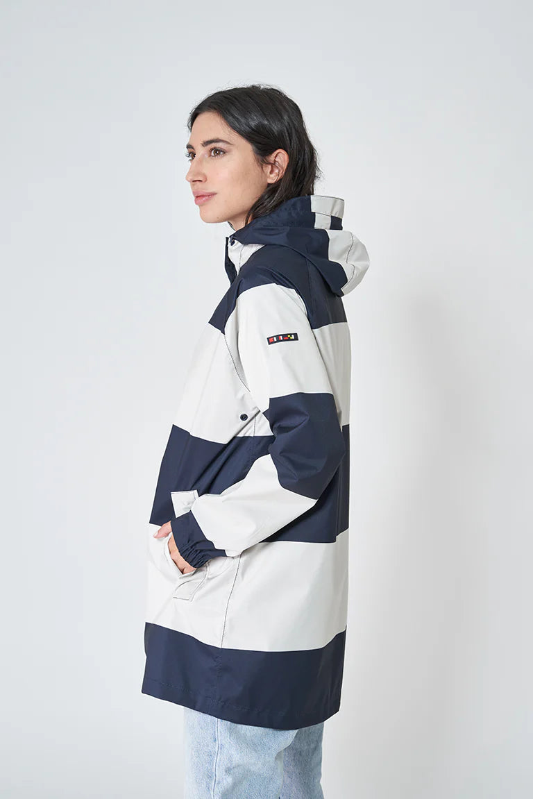 Printed Raincoat - Stripes