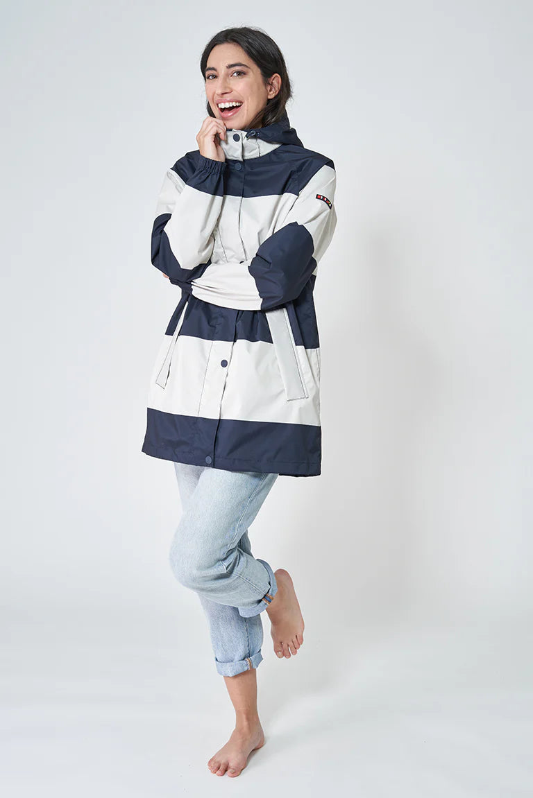 Printed Raincoat - Stripes