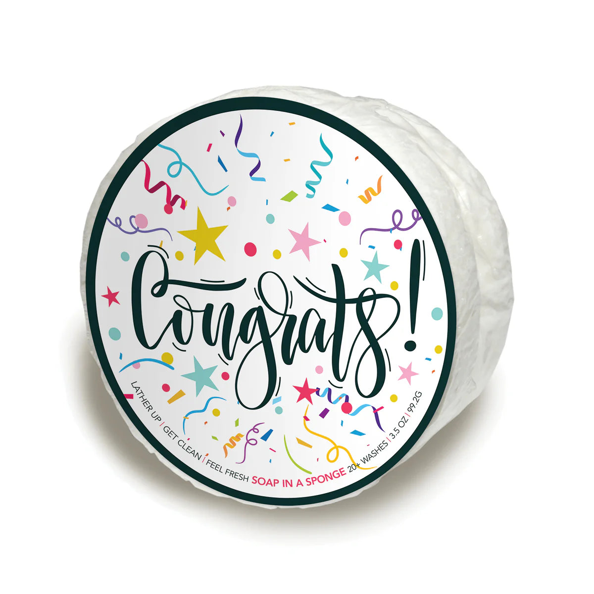 Soap in a Sponge Congrats!