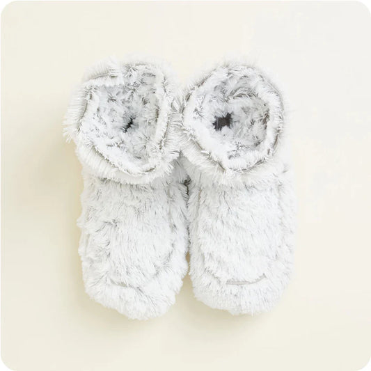 Gray Marshmallow Warmies Boots