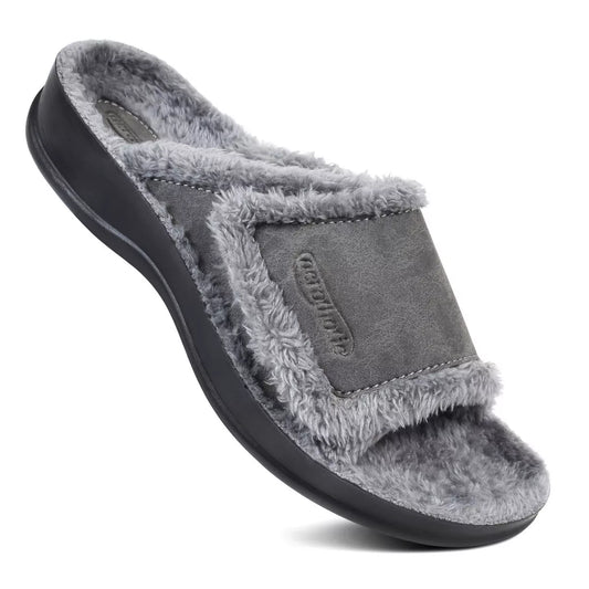 Hadley Grey Indoor/Outdoor Slipper
