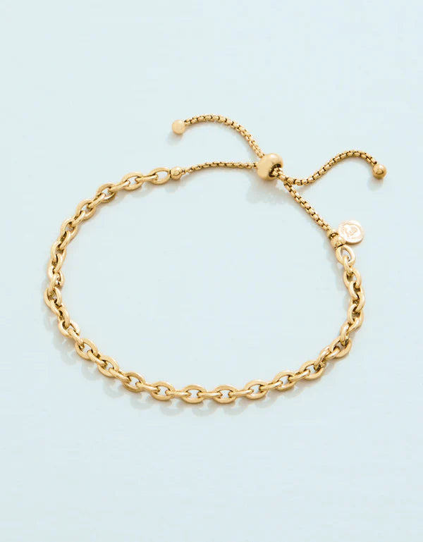 SP Anchored Slide Bracelet Gold