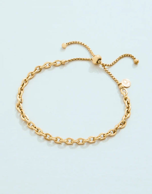SP Anchored Slide Bracelet Gold