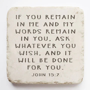 Scripture Stone Small Block