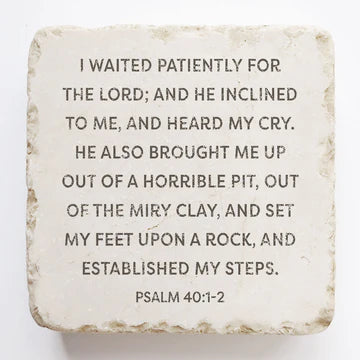 Scripture Stone Small Block