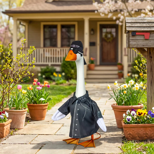 Biker Outfit for Giddy the Porch Goose