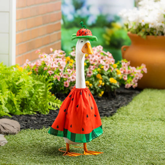 Watermelon Season for Giddy the Porch Goose