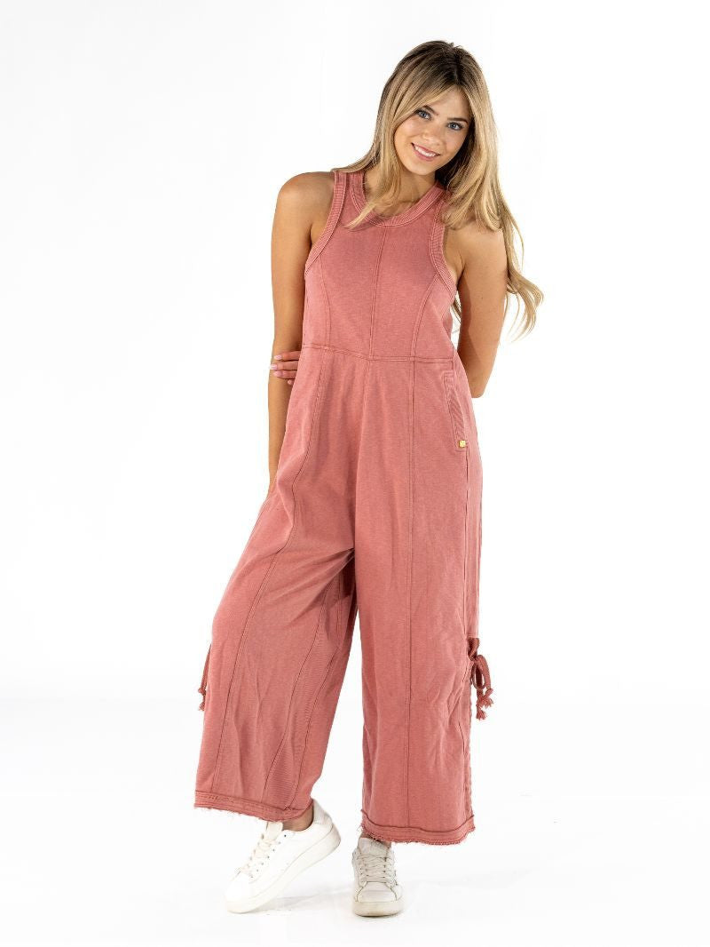 Vivian Jumpsuit--Cinnamon