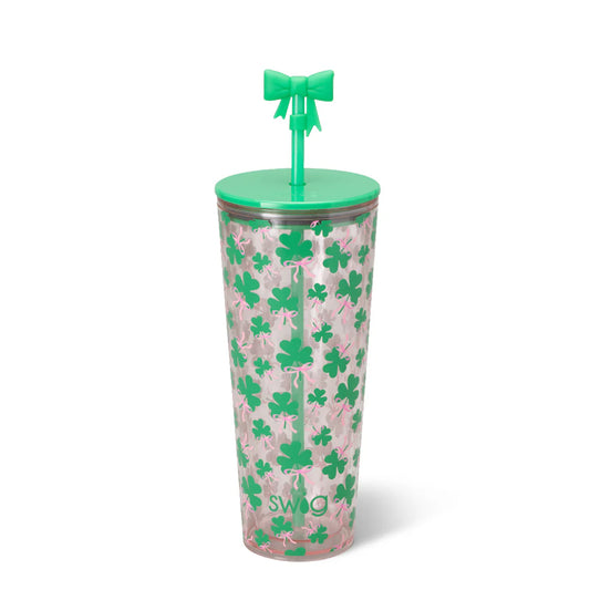 Clover Crush Plastic Tumbler 24 oz.