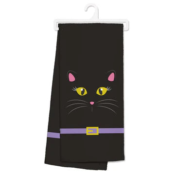 Halloween And Christmas Tea Towel