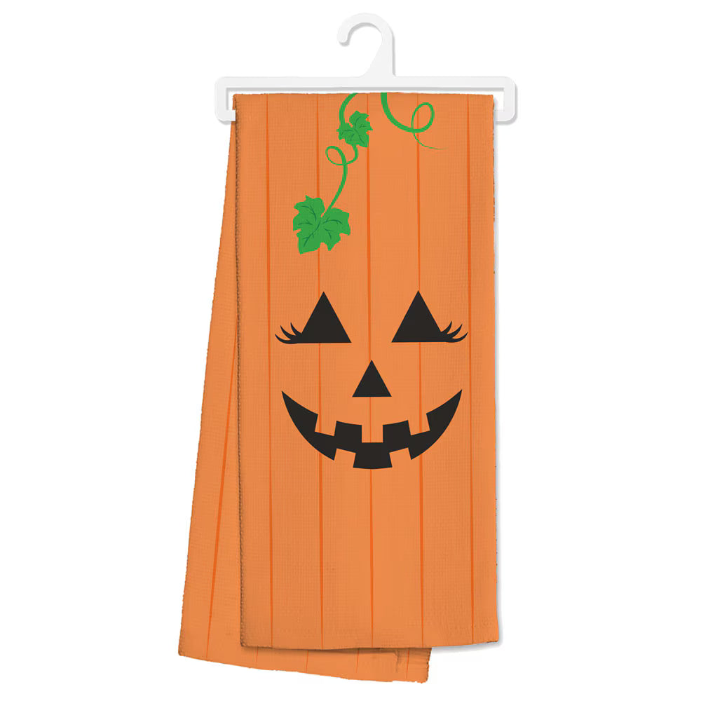 Halloween And Christmas Tea Towel