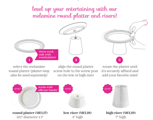 Melamine Riser - MEL18 & MEL19