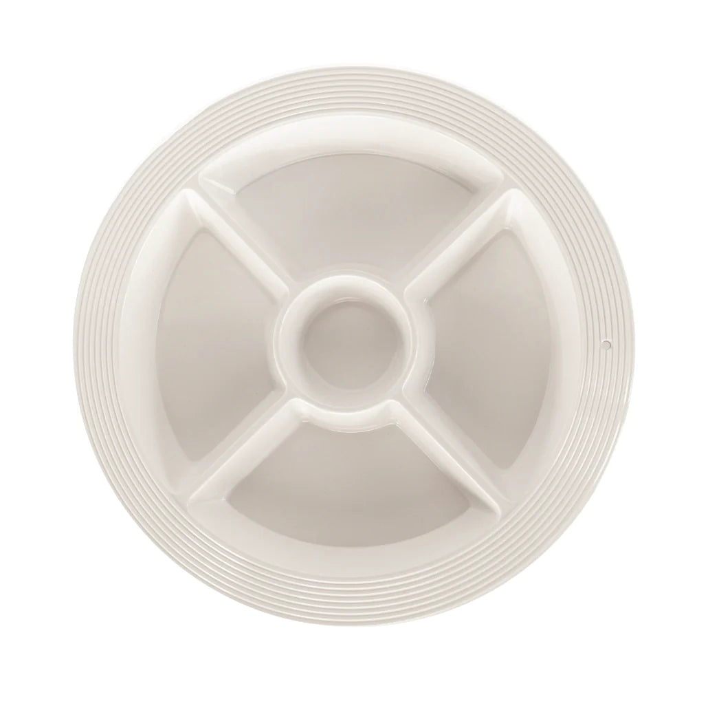 Melamine Divided Dish - Pinstripes - MEL16B Updated