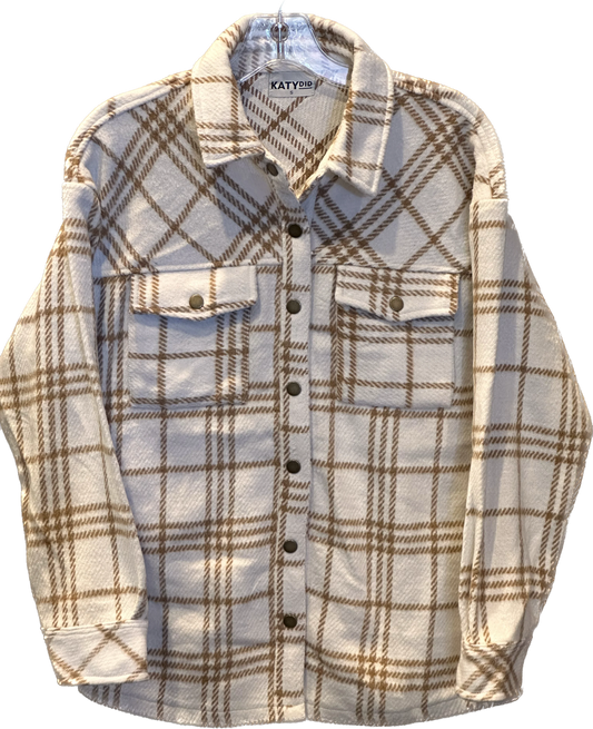 Tan/Cream Shacket