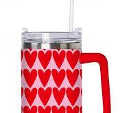 Heart Tumbler Cup with Handle