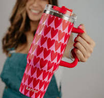 Heart Tumbler Cup with Handle