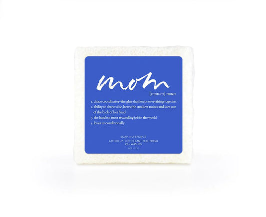 Soap in a Sponge Mom