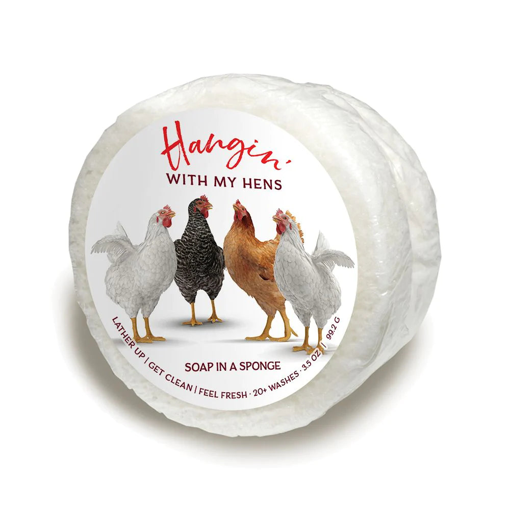 Soap in a Sponge Hangin' With My Hens