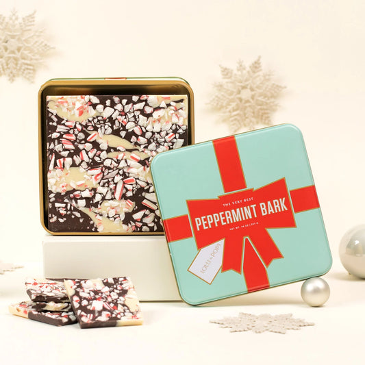 Lolli & Pops Peppermint Bark TIn