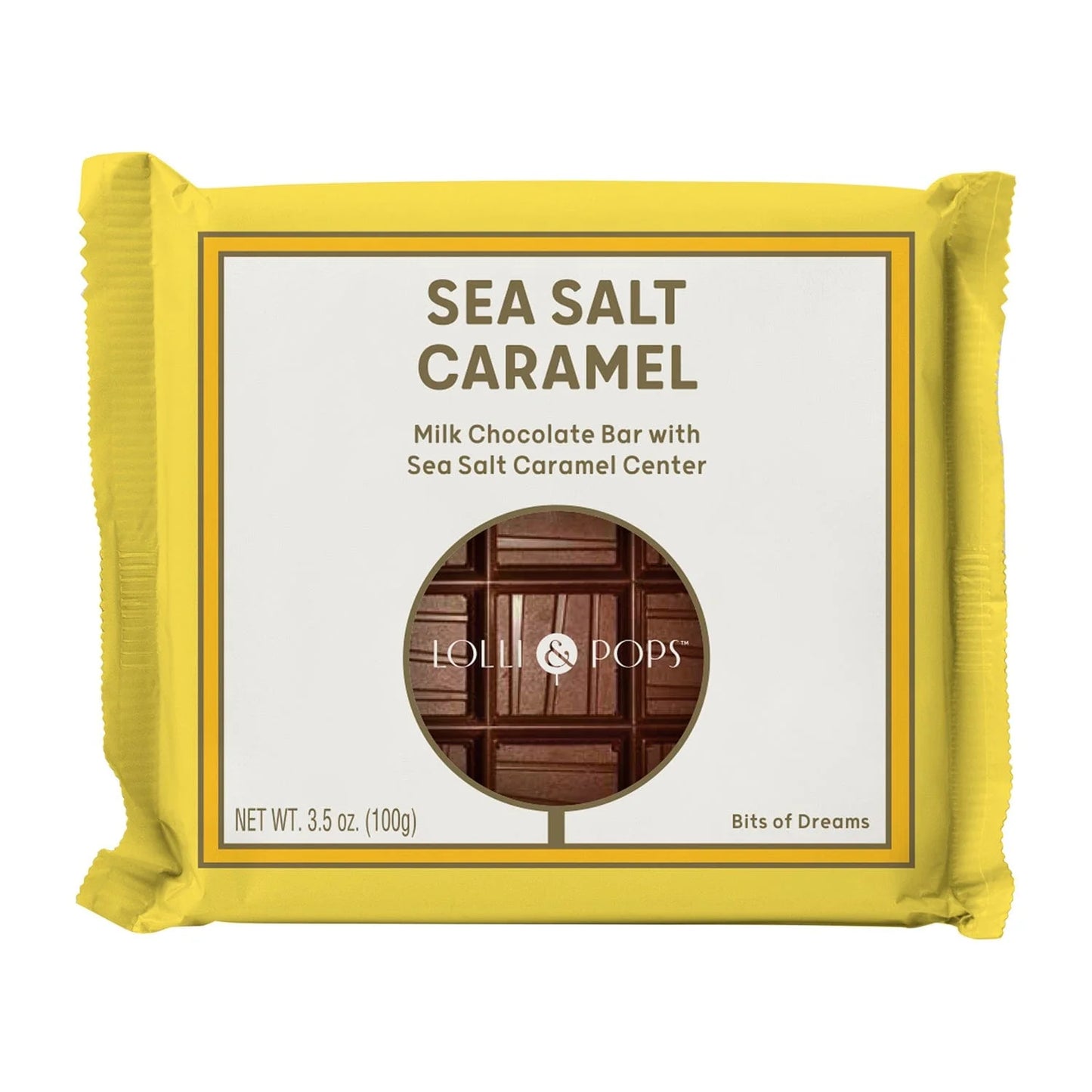 Lolli & Pops Milk Chocolate Bar 3.5 oz