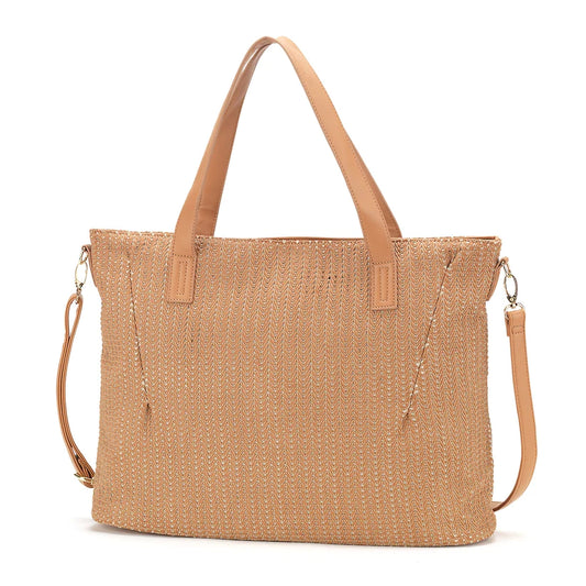Textured Camel Audrey Purse