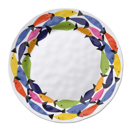 Rainbow Fish Dinner Plate