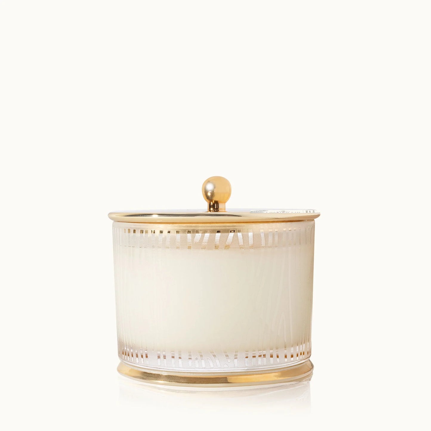 Frasier Fir Aromatic Candle Gilded Medium Candle Frosted Wood Grain