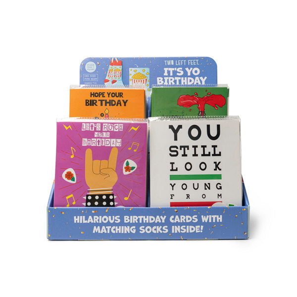 Two Left Feet It's Yo Birthday Gift Card Sock Set