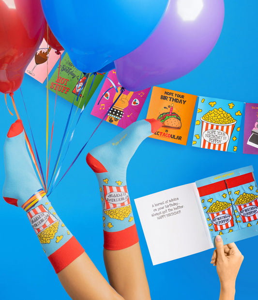Two Left Feet It's Yo Birthday Gift Card Sock Set