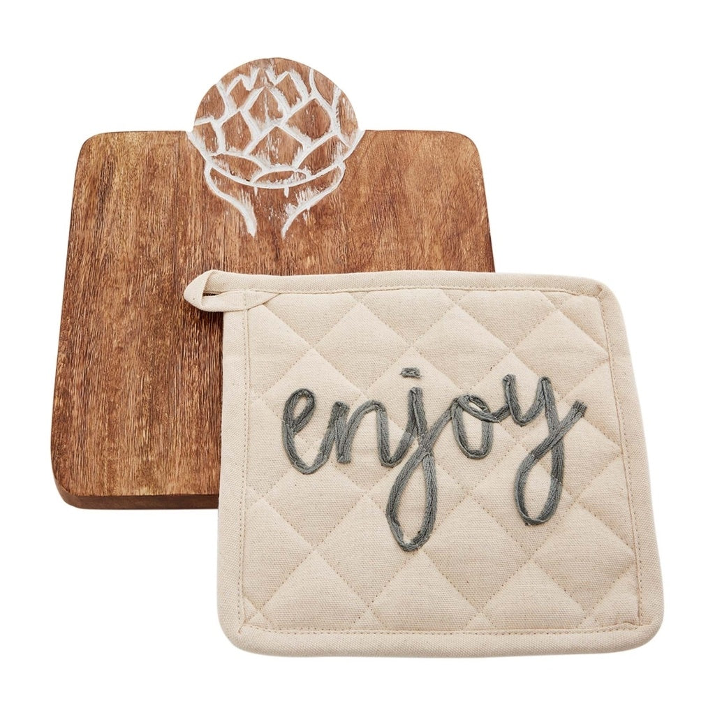 ARTICHOKE TRIVET POT HOLDER