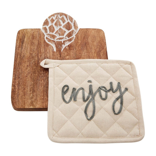 ARTICHOKE TRIVET POT HOLDER