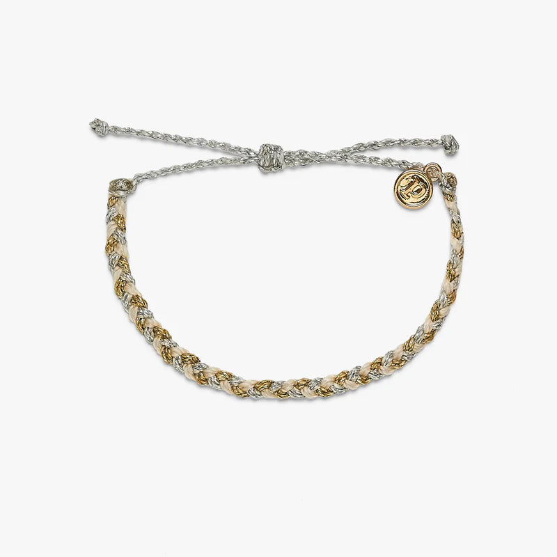 Mini Braided Multi - Metallic