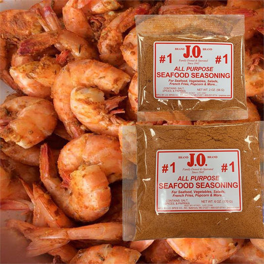 J. O. ALL PURPOSE SEAFOOD SEASONING #1 - 2 OZ BAG