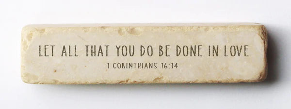 Scripture Stone Quarter Block
