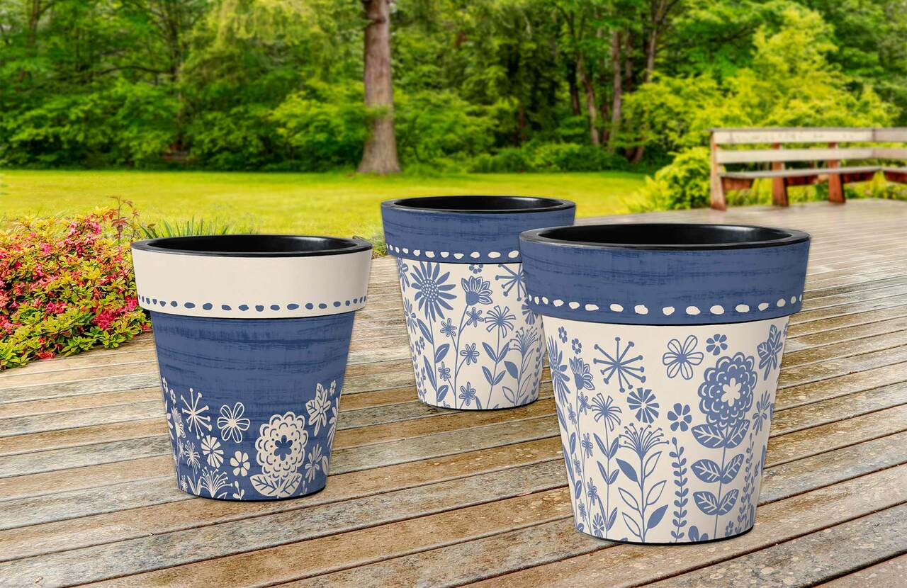 Art Planter - Denim Garden