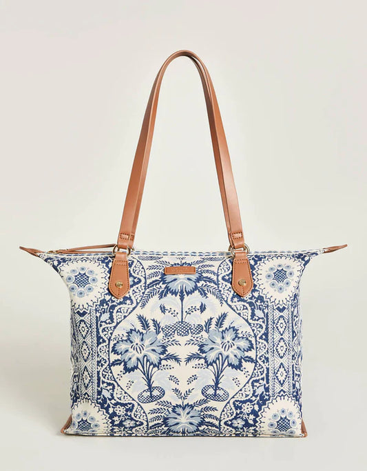 Zip Travel Tote Peeples Song Palms
