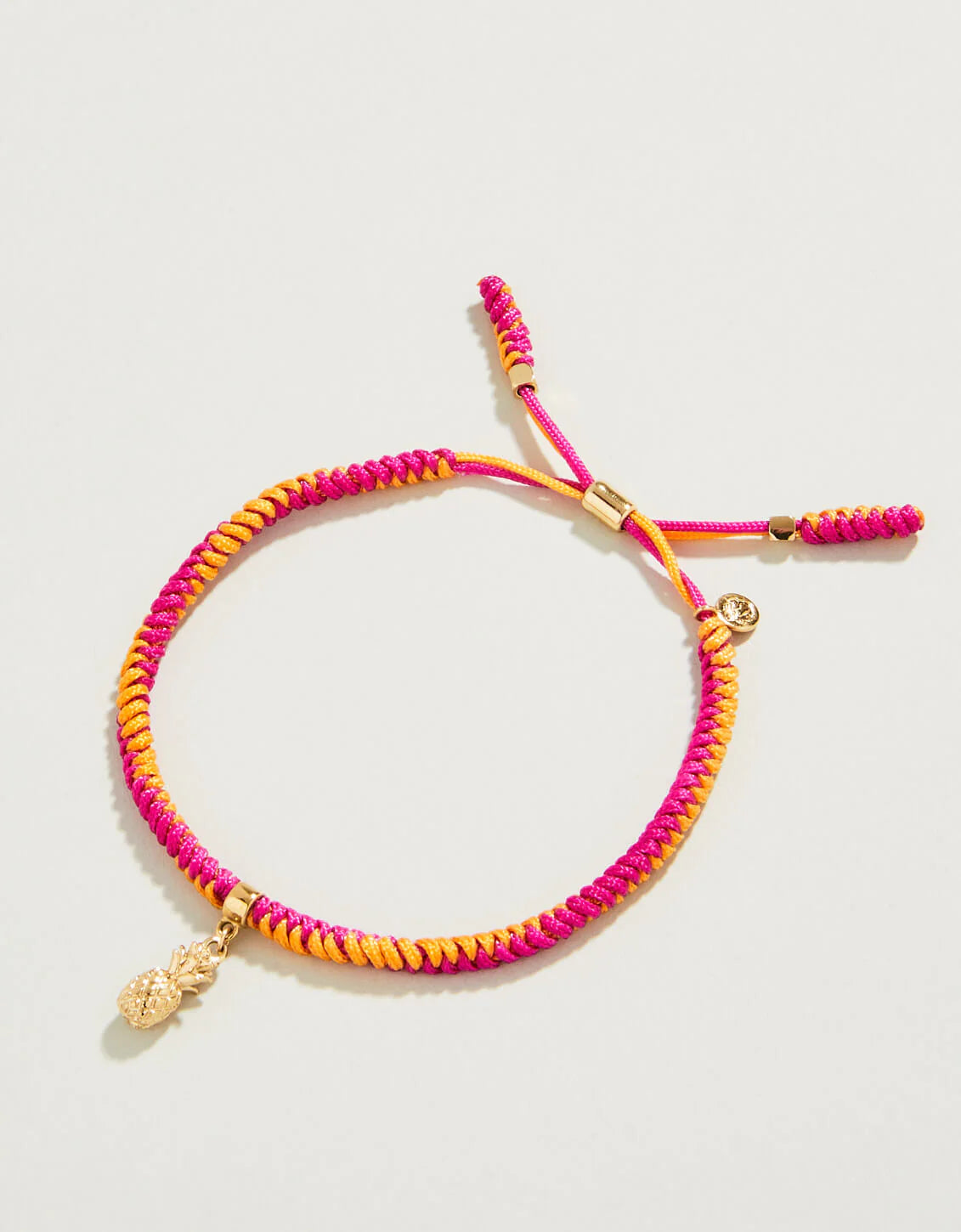 Friendship Bracelet Magenta Orange/ Pineapple
