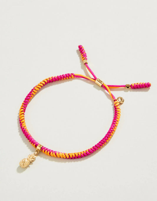 Friendship Bracelet Magenta Orange/ Pineapple