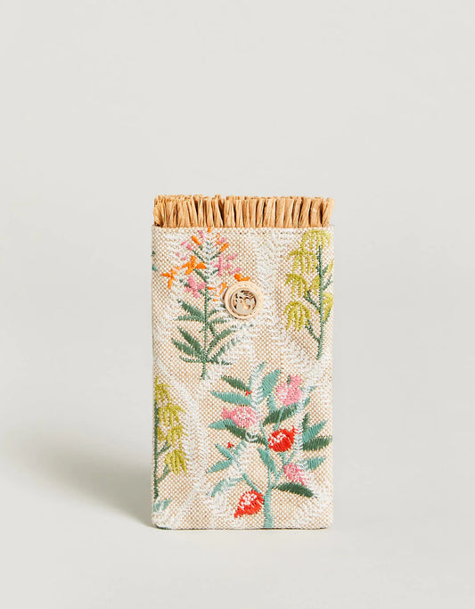 Sunglass Case Queenie Topiary Flax