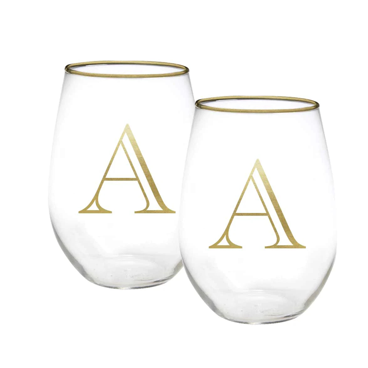 Stemless Wine Initial Set