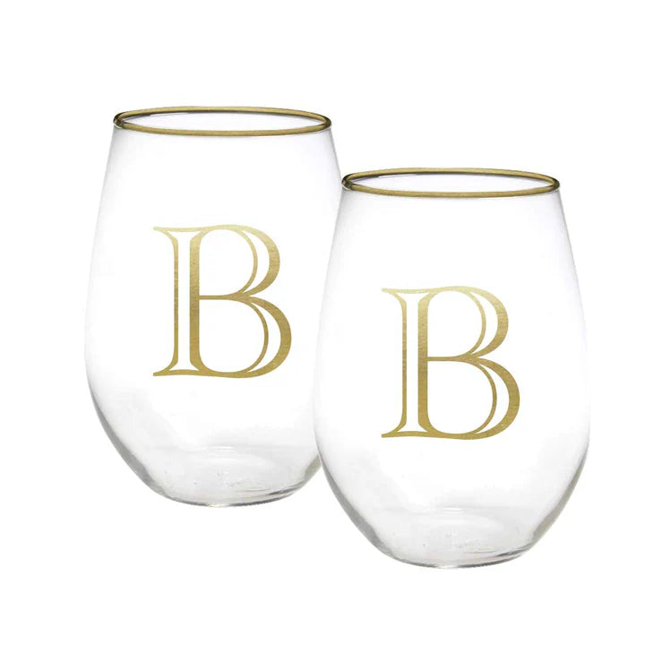 Stemless Wine Initial Set