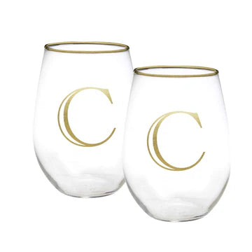 Stemless Wine Initial Set
