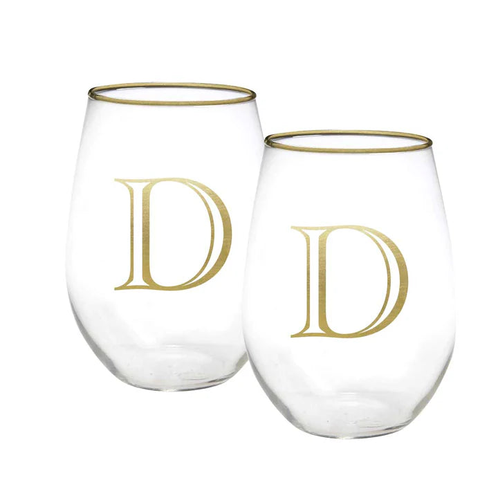 Stemless Wine Initial Set