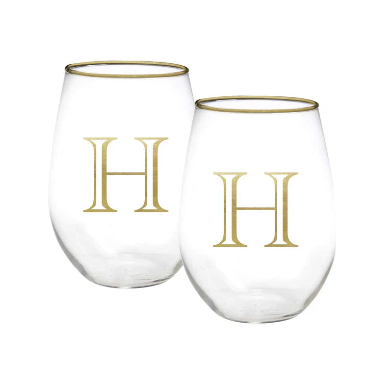 Stemless Wine Initial Set