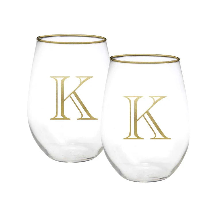 Stemless Wine Initial Set