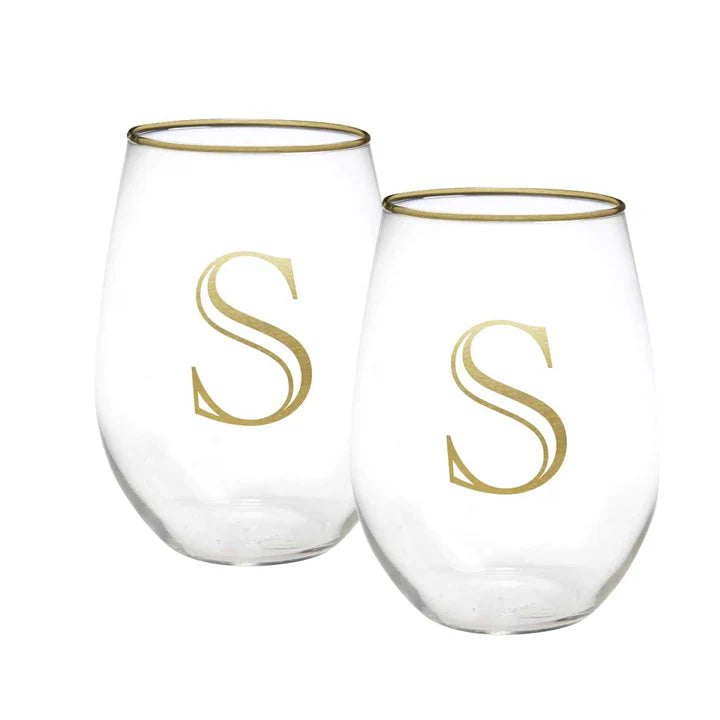 Stemless Wine Initial Set