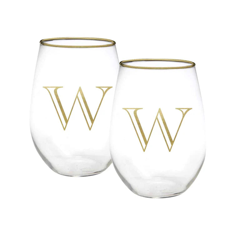 Stemless Wine Initial Set