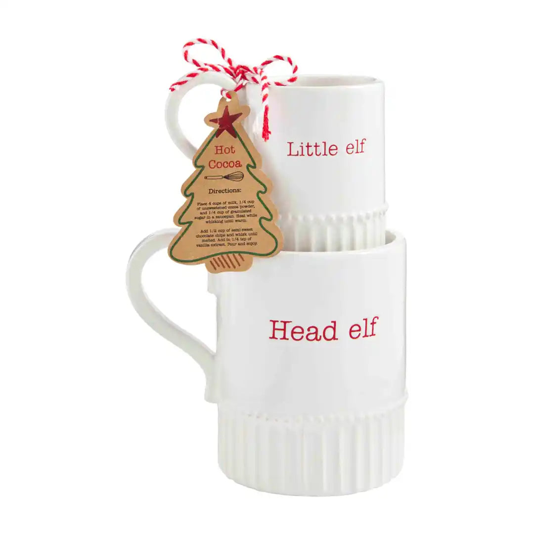Holiday Big & Little Mug Set