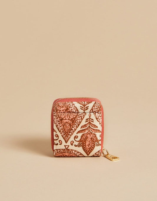 Accordion Wallet Pink House